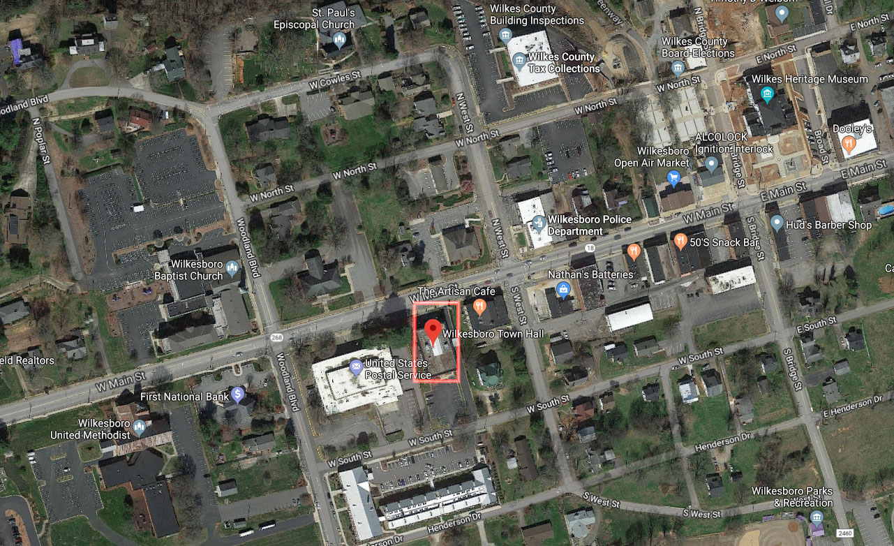 wilkesboro map 2019 square